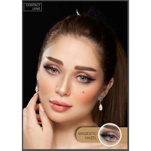 Majestic Hazel Contact Lenses - Yearly - 1 + 1 Free