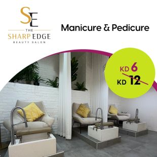 Pedicure & Manicure at The Sharp Edge Salon