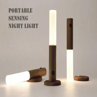 مصباح ليلي ذكي بمستشعر حركة وتصميم مغناطيسي قابل للفصل