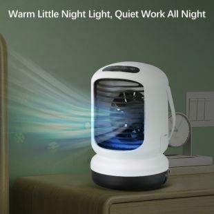 مروحة تبريد هواء مكتبية بمنفذ USB مع إضاءة LED خافتة سعة 1000 مل من Arctic