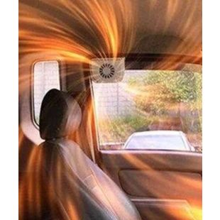 Solar Powered Car Auto Cooler