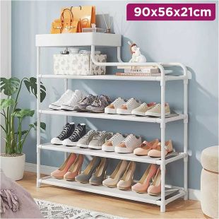Multifunctional 5 Layers Shoe Organizer Shelves 90 x 56 x 21 cm
