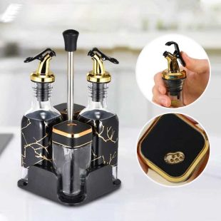 Luxury Glass Spice Jar Set