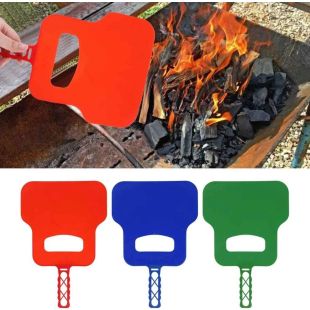 Hand Crank BBQ Blower Fan 2 Pcs - Assorted Colors