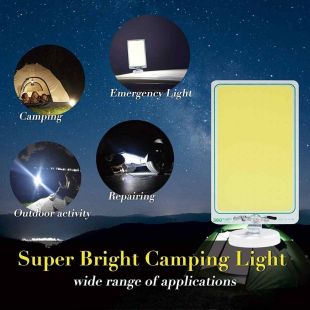 كشاف تخييم 360 متعدد الوظائف بإضاءة COB LED