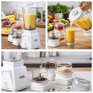 1L Blender 300W with 2 Grinder by Pure