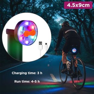 Rechargeable Night Cycling LED Tail Light
