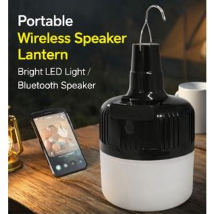 سماعة لاسلكية على شكل فانوس مع إضاءة LED