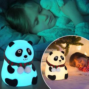 مصباح ليلي سيليكون على شكل باندا