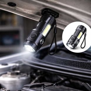 كشاف LED قابل للشحن مع قاعدة مغناطيسية