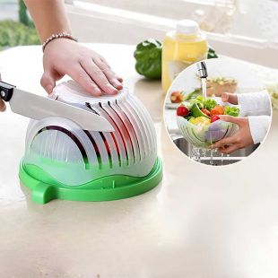 Salad Cutter Bowl Multi Use Kitchen Tool