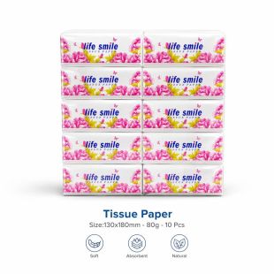 10 Pcs Soft Facial Tissue Paper