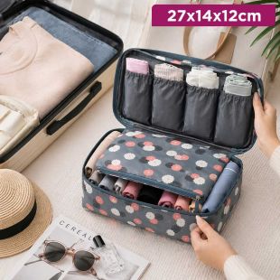 Travel Innerwear Organizer with Zipper Assorted Colors
