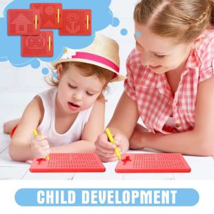 Drawing Magnetic Pad with 10 Pattern Cards for Kids