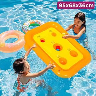 Floating Cornhole Inflatable Toss Pool Games by Honeydrill