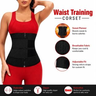 Women's Waist Training Corset Sweat Belt
