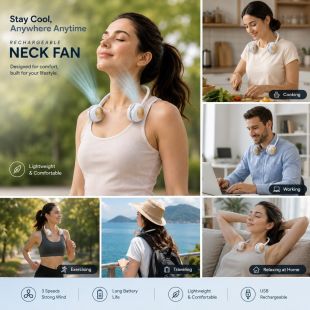 Rechargeable Portable Neck Fan