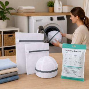 Set of 5 Pcs Mesh Laundry Wash Bag