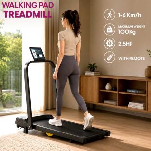 2.5HP Walking Pad Treadmill 1-6 km/h with Remote - Sheeel Kuwait