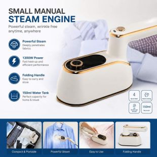 150ml Portable Folding Steam Iron 1300W
