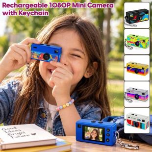 Rechargeable 1080P Mini Camera with Keychain - Sheeel Kuwait