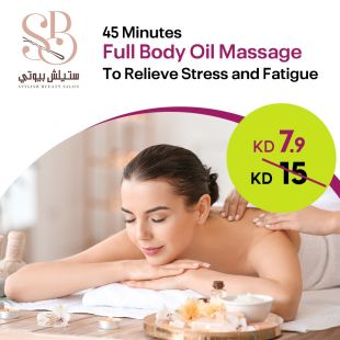 Full-Body Oil Massage – To Relieve Fatigue & Stress – 45 Minutes from Stylish Bueaty Salon
