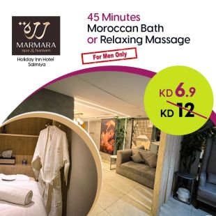 Moroccan Bath or Relaxation Massage at Marmara – Holiday Inn Salmiya