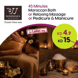 Moroccan Bath or Relaxation Massage at Marmara – Ocean View Hotel
