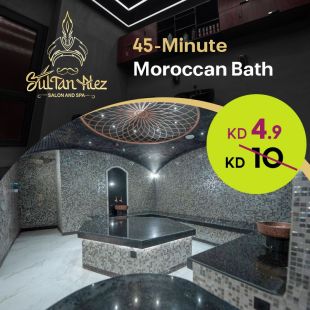 Moroccan Bath (45 min) from Sultan Alez Salon & Spa