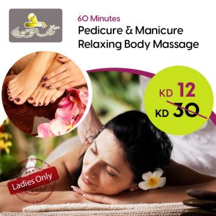 Manicure & Pedicure + 60-Min Relaxation Body Massage at Chateau Moon Beauty Center