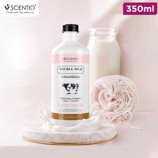 Scentio Double Milk Triple White Glutathione Bath Cream 350 ML