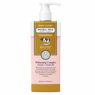 Scentio Double Milk Triple White Glutathione Body Lotion 250 ML