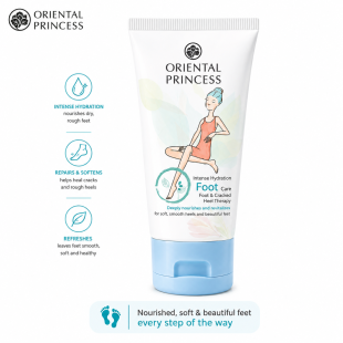 Oriental Princess Foot Care Cream deeply moisturizes for soft, smooth & nourished feet 50 G