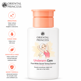 Oriental Princess Underarm Toning Essence for smoother, softer & brighter-looking underarms 120 ML
