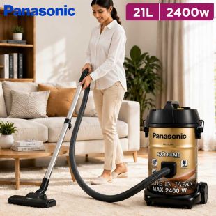 Panasonic 2400W Drum Vacuum Cleaner 21 with Detachable Base
