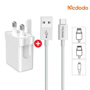 mcdodo_dual_usb_travel_charger_2.4a_with_cable_lightning_type_c_or_micro_1_