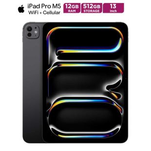 Apple iPad Pro 13-Inch M5 512GB 12GB RAM WiFi + Cellular Tablet - Space Black