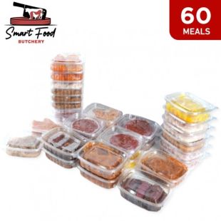 Meat and Chicken Protein Box 60 Fresh Meals by Smart Food