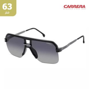 نظارة شمسية للرجال 63 مم لون أسود من Carrera