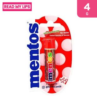 Mentos Strawberry Lip Balm 4g by Read My Lips