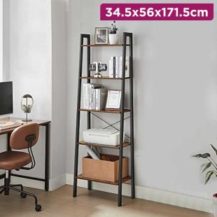 Metal 5-Tier Book Organizer 34.5 x 56 x 171.5cm