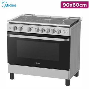 Midea 90×60cm 5 Burner Gas Cooker with Air Fry