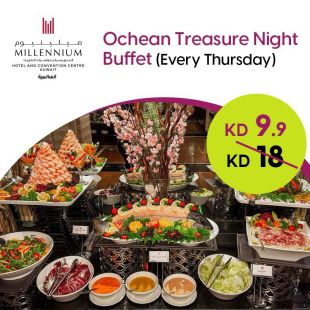 Enjoy Seafood Dinner Buffet at Millennium Hotel & Convention center