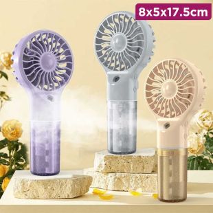 Mini Humidifying Fan with Cooling Mist 8 x 5 x 17.5cm