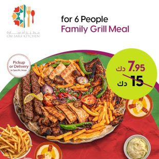 Grills Family Meal for 6 persons at Om Sara Kitchen