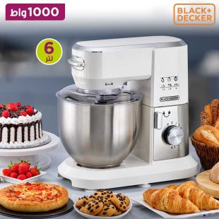 محضرة الطعام بقوة 1000 واط سعة 6 لتر من Black + Decker
