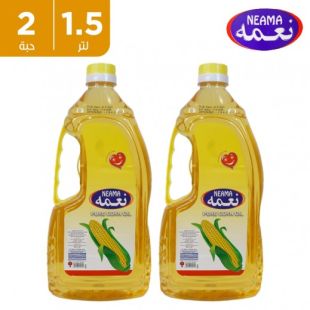 نعمة - زيت ذرة صافي 2 × 1.5 لتر