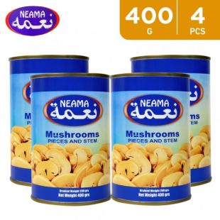 Neama Sliced Mushroom Can 4 × 400 g