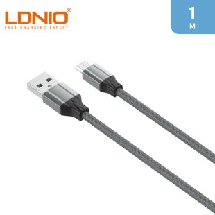 Fast ChargingMicro USB Cable 1M - Grey by LDNIO