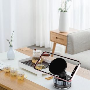 قاعدة تثبيت مغناطيسية للهاتف 360 درجة بتقنية الشفط الهوائي